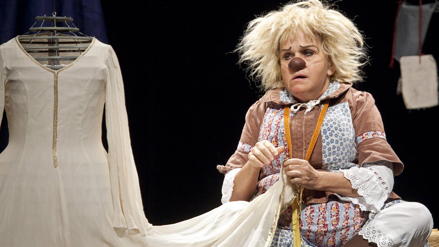 Gardi Hutter sulla scena a Dresda, 2011