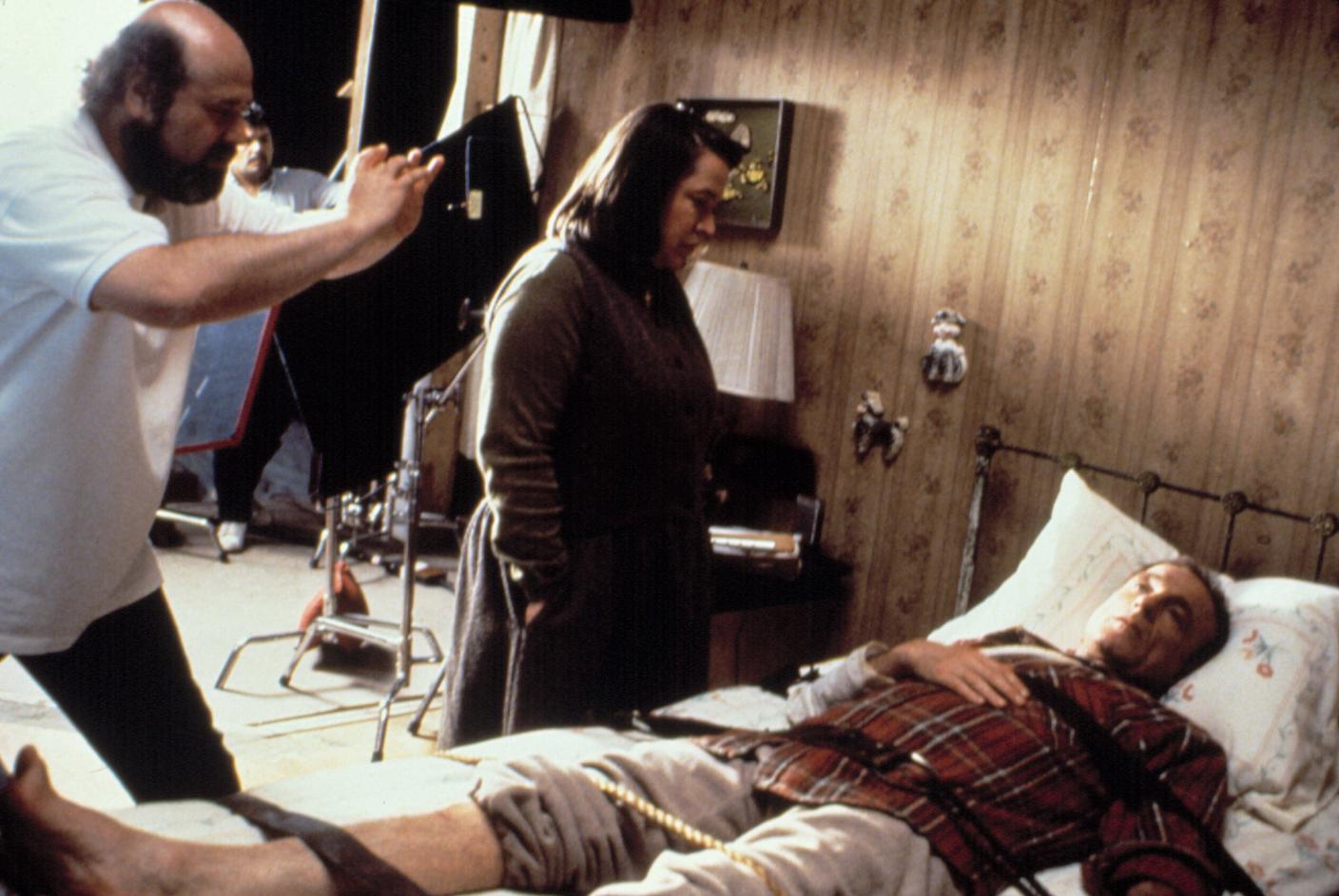 Rob Reiner sul set di Misery non deve morire, 1990