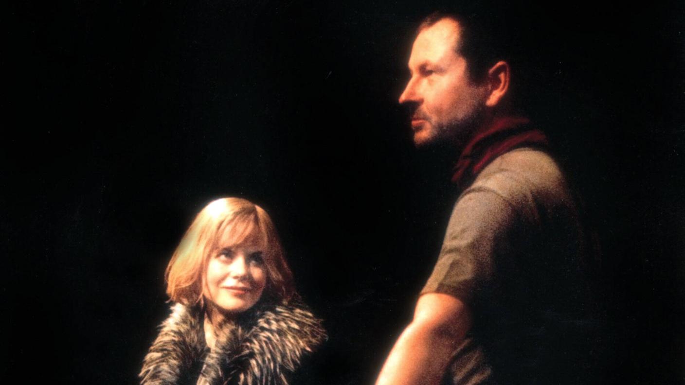 Lars von Trier con Nicole Kidman sul set di Dogville, 2003