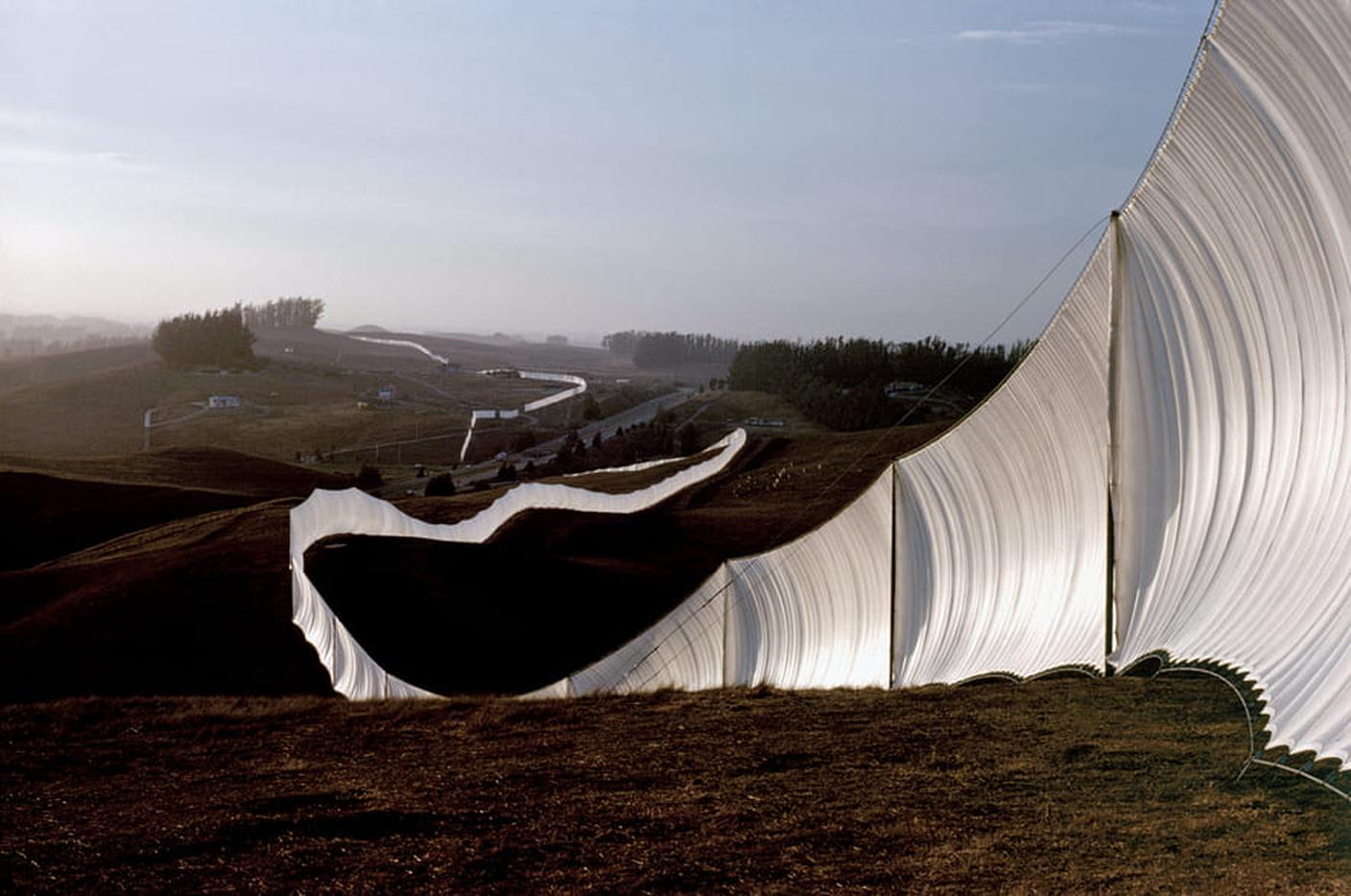 Christo and Jeanne-Claude, Running Fence, California 1972-76