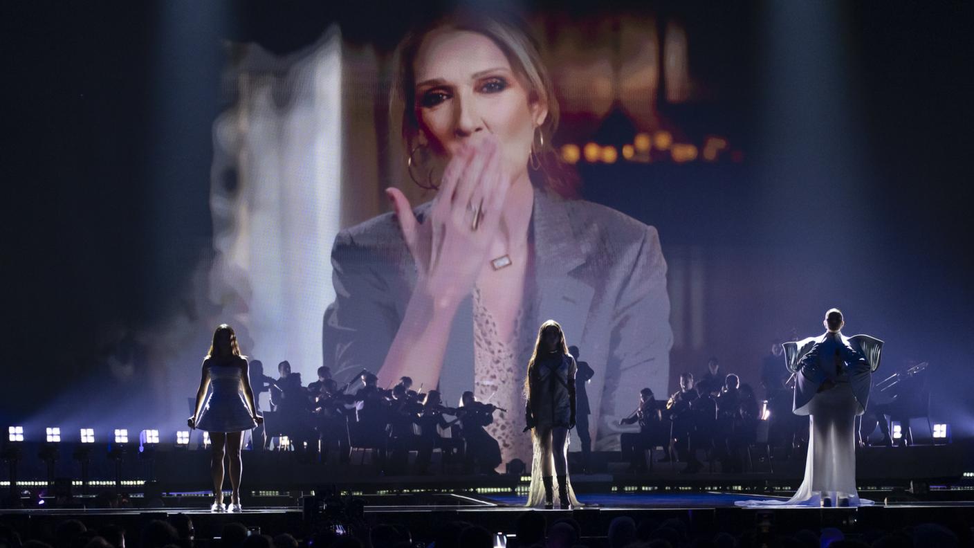 Il videomessaggio di Céline Dion mostrato durante la semifinale di martedì