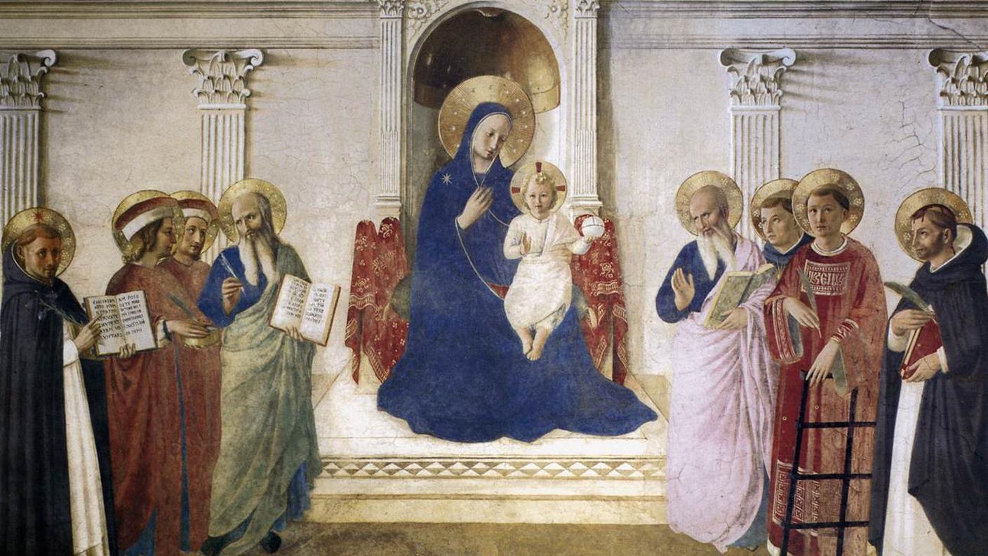 Beato Angelico, Madonna delle Ombre, Museo di San Marco (1440-1450).