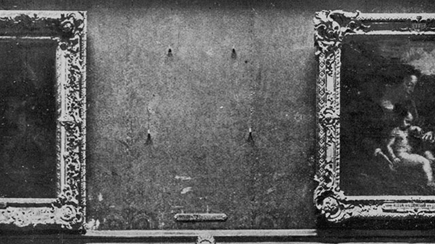 Luogo in cui era appesa La Gioconda, Museo del Louvre.