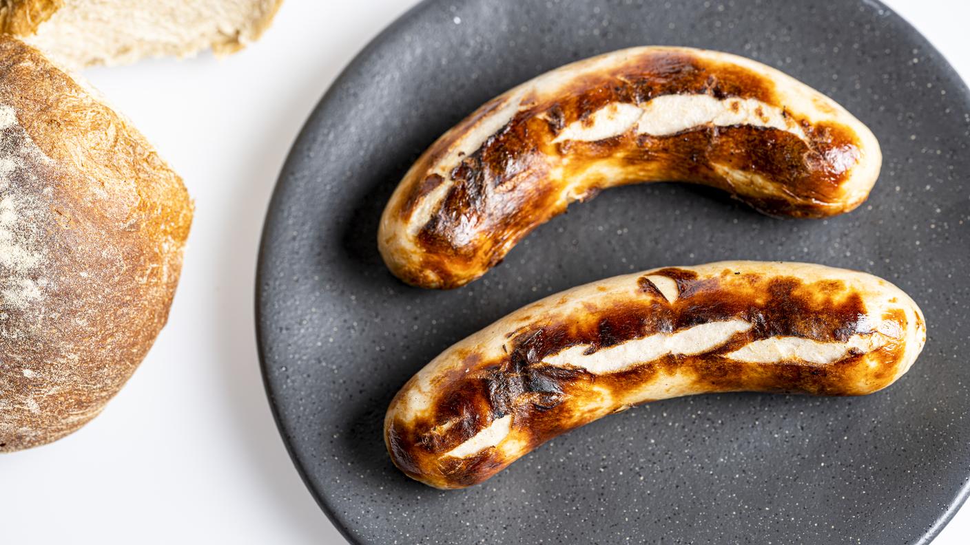 Il tipico colore del bratwurst 