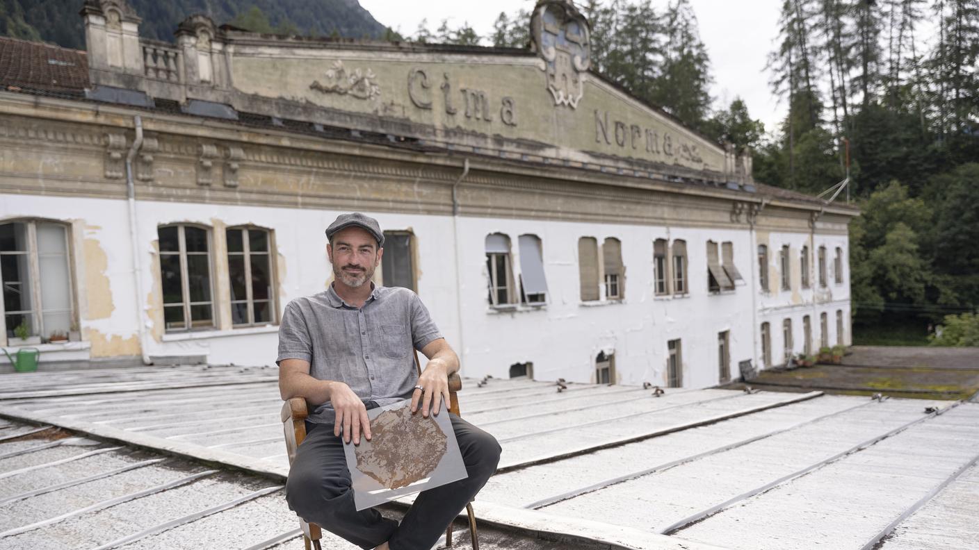 Matteo Fieni organizzatore di Future Fermentation, sul tetto della Cima Norma