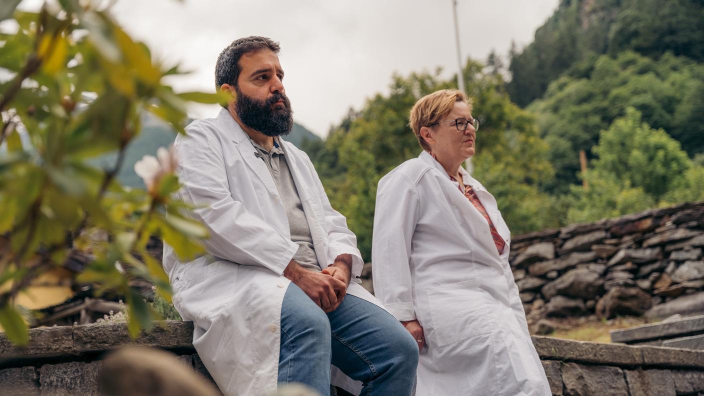 da sinistra Manuel Truglio e Cristina Ferrini, produttori della Verzaschella