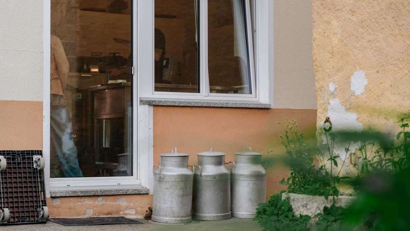 Il micro caseificio a Monteggio