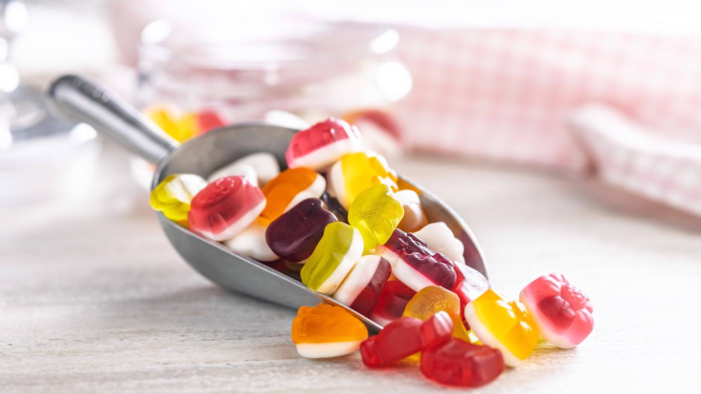 Dei cibi testati, le caramelle gommose sono quelle meno facilmente contaminate 