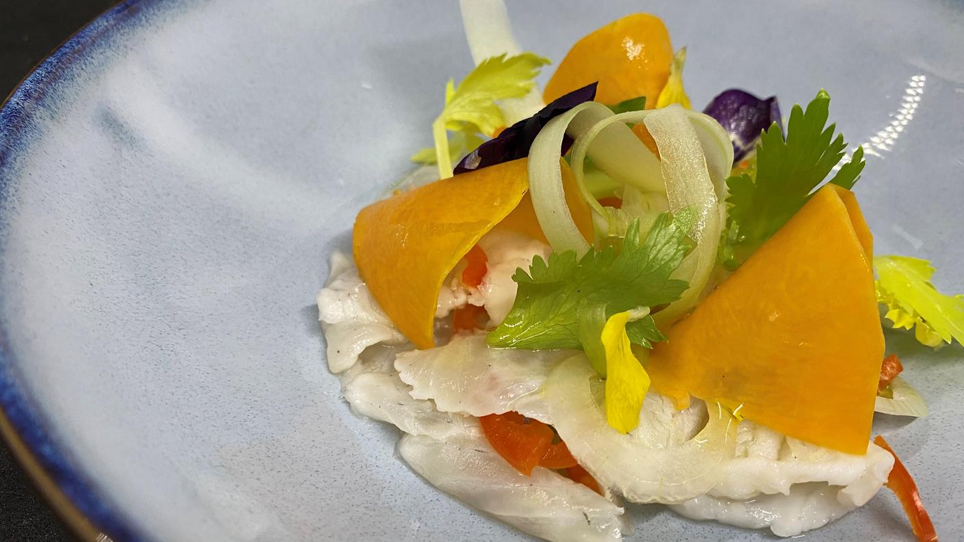 Cevice di lucioperca e zucca in agrodolce - 03.02.2021