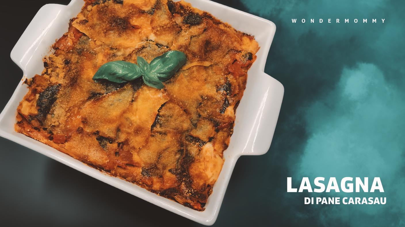 Lasagna di pane carasau (con quel che c’è in casa)