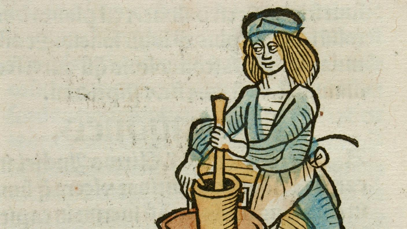 Particolare tratto da "Hortus sanitatis", 1491