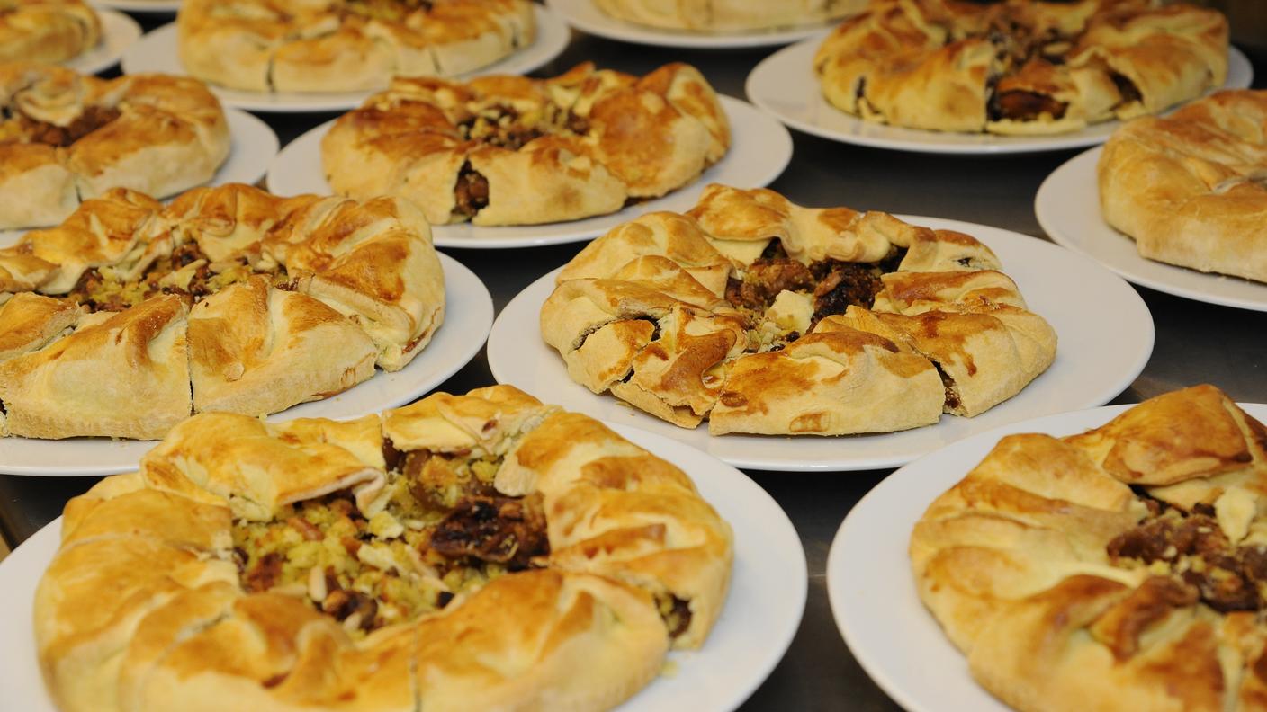 Interpretazione moderna di un piatto di Martino: “Torta alle erbe”