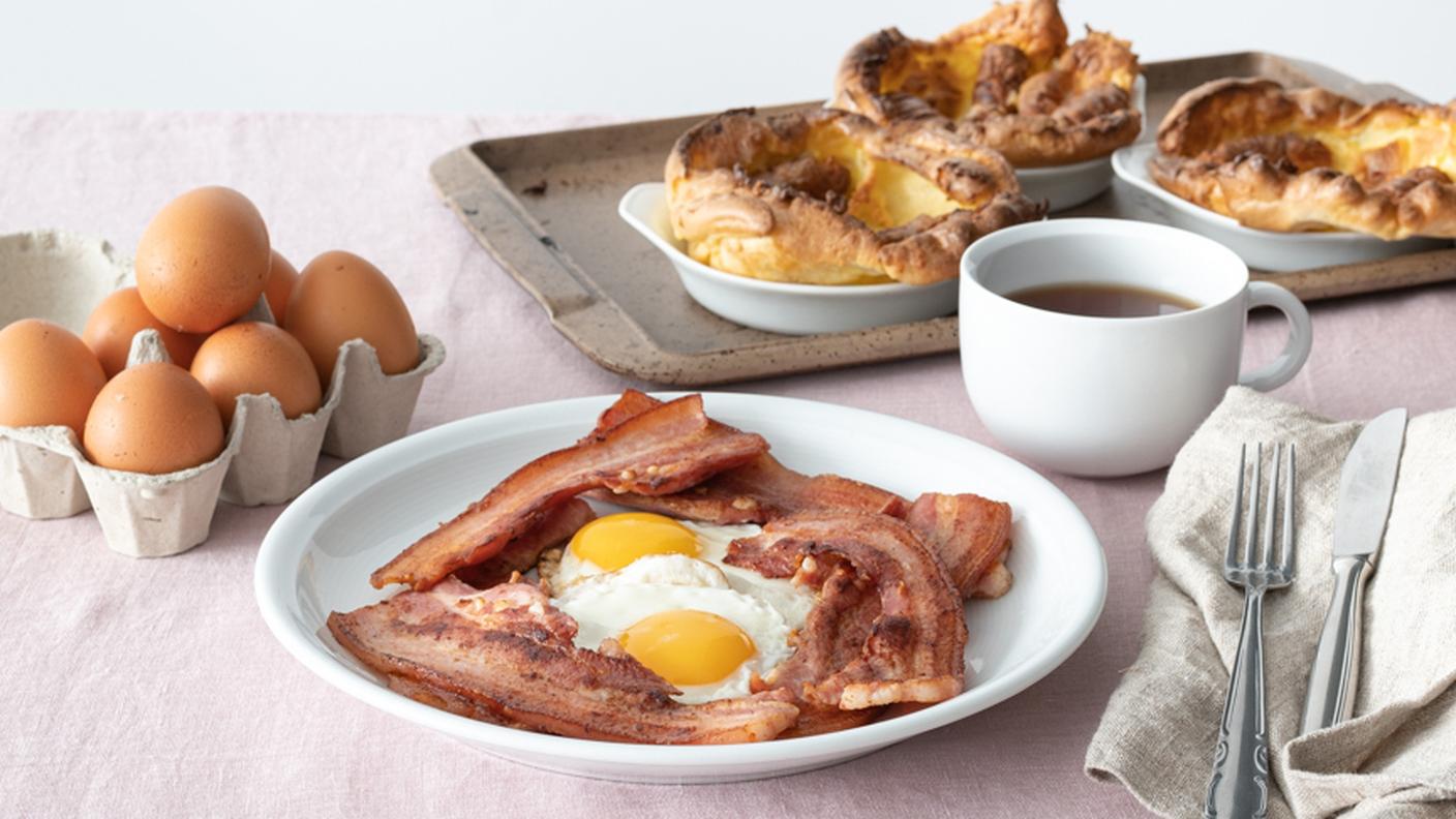 Collop in primo piano, dietro Toad in the hole