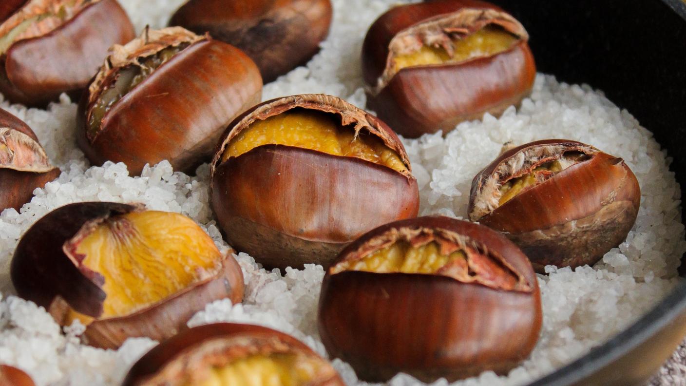 Castagne al sale