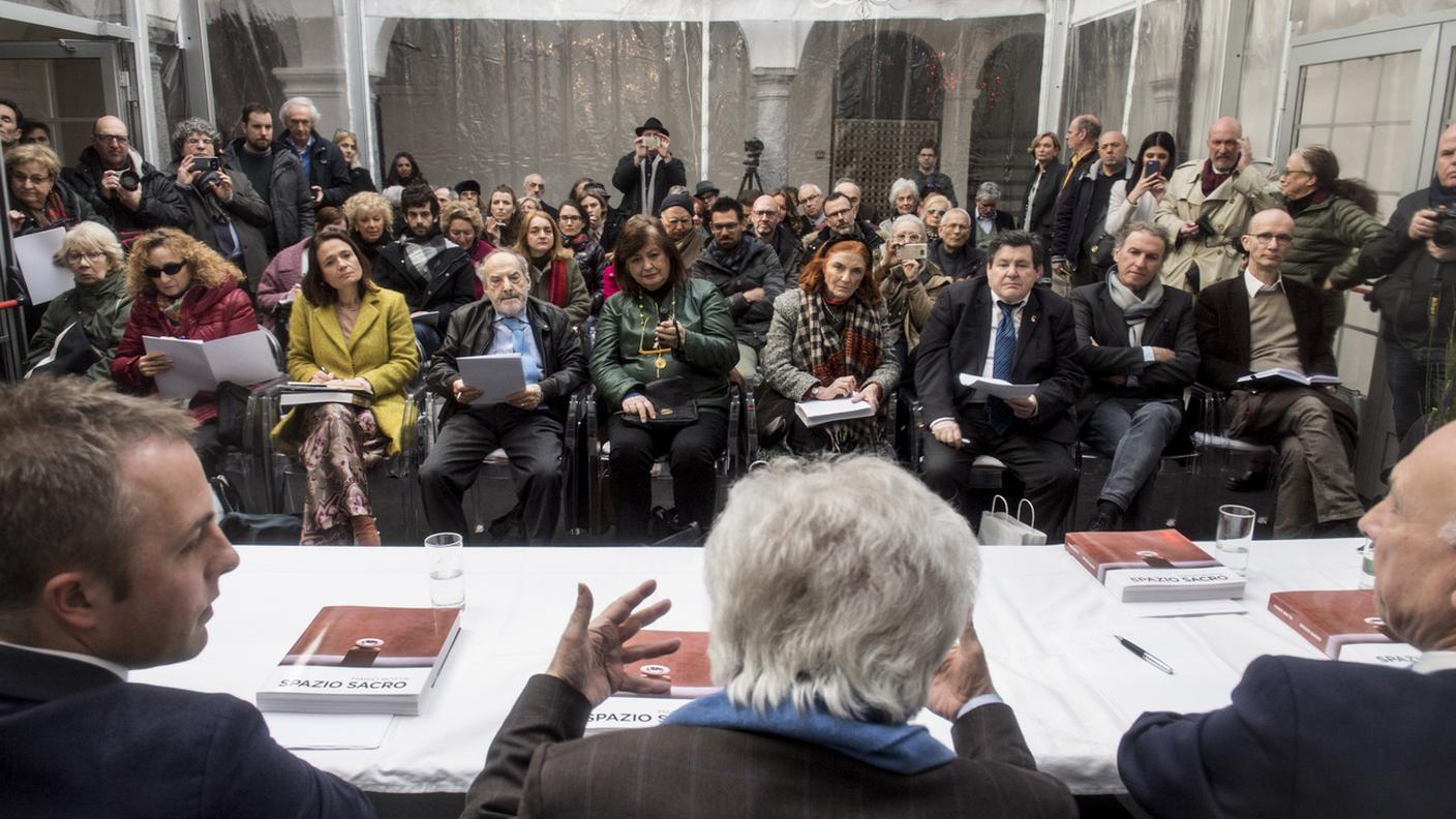 La presentazione, giovedì, nel cortile della pinacoteca