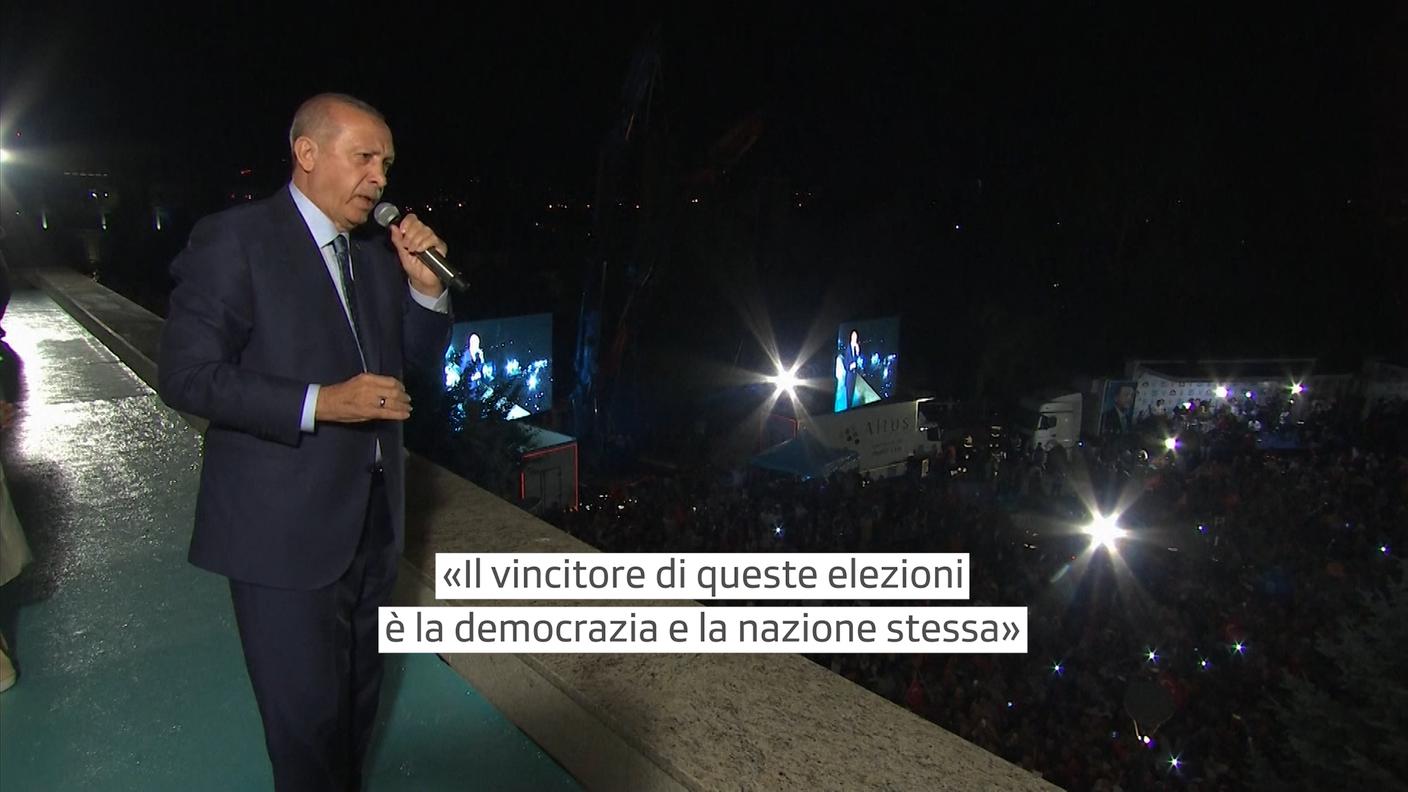 Il discorso di Erdogan