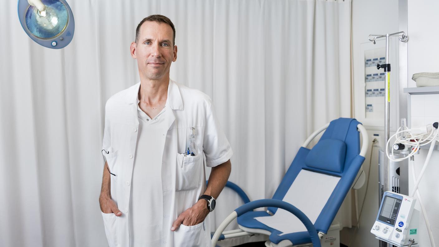 David Baud, capo del reparto di ostetricia del CHUV
