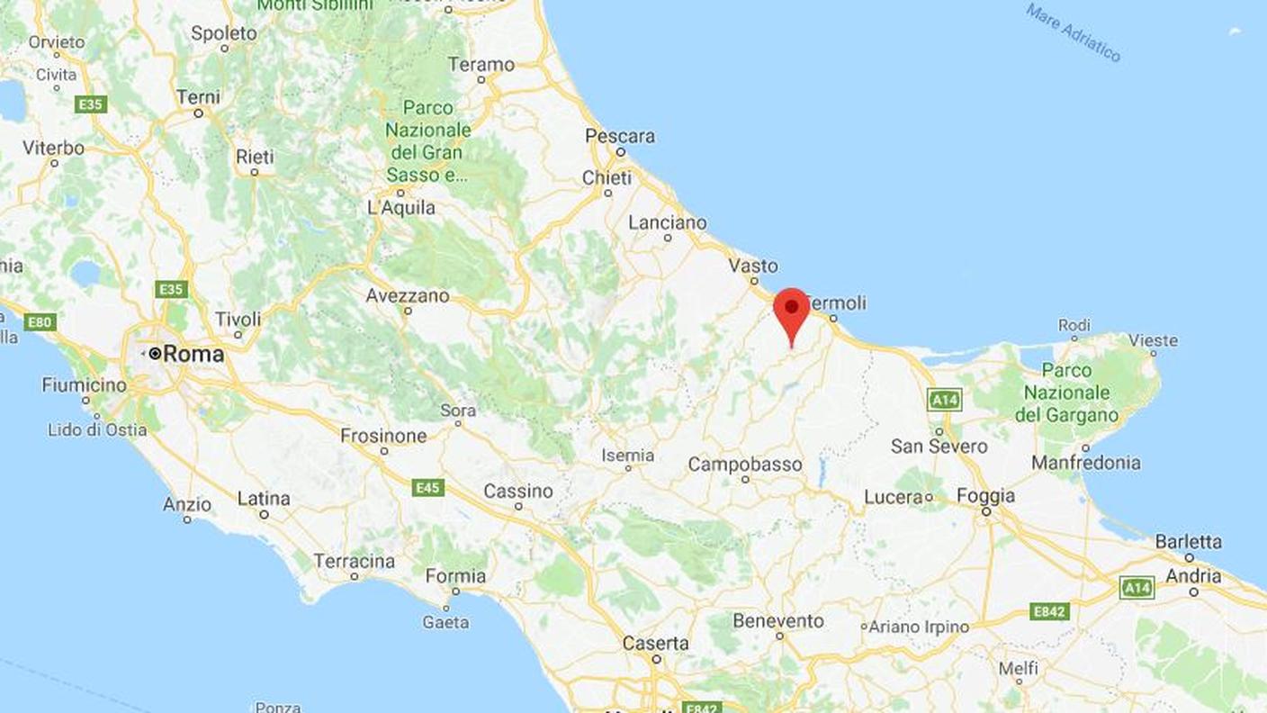 L'epicentro a Montecilfone, in provincia di Campobasso