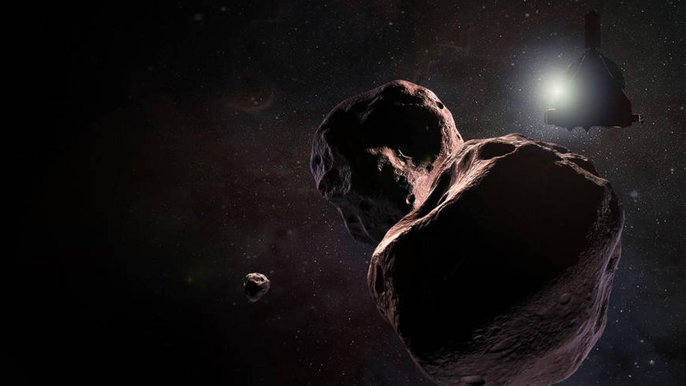 Una ricostruzione del piccolo corpo celeste 