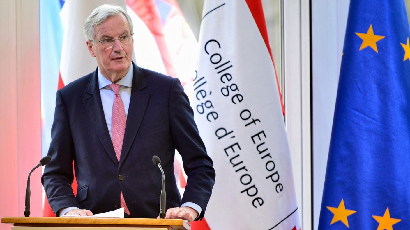 Michel Barnier ha parlato della Brexit venerdì scorso al College of Europe di Varsavia