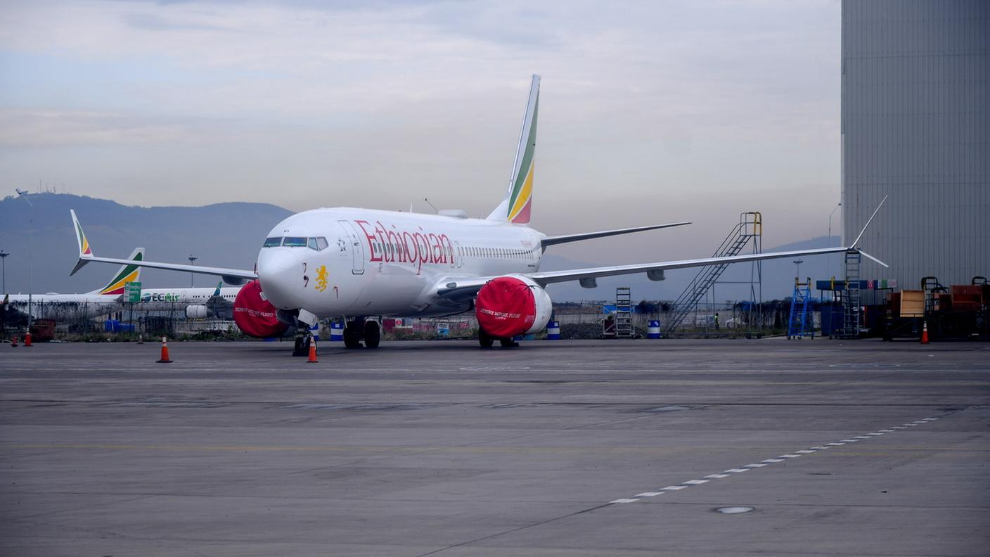 Un velivolo della Ethiopian Airlines