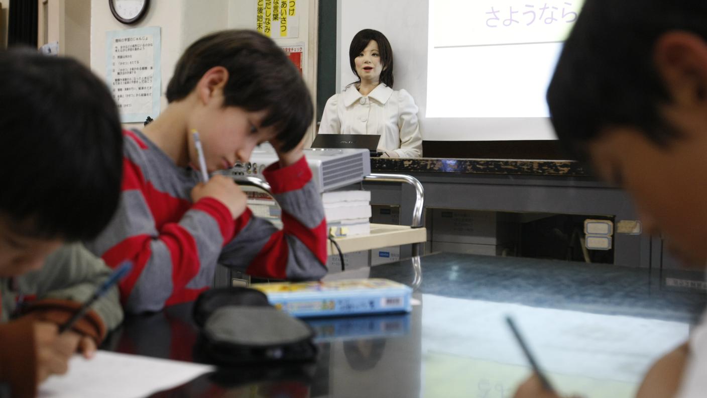 Un docente umanoide a Tokyo