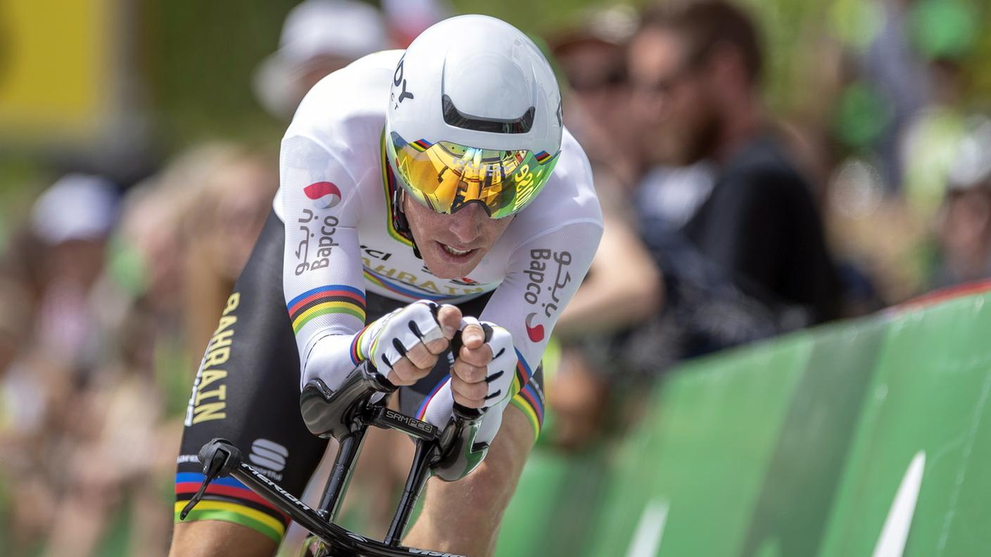 Il campione del mondo in azione