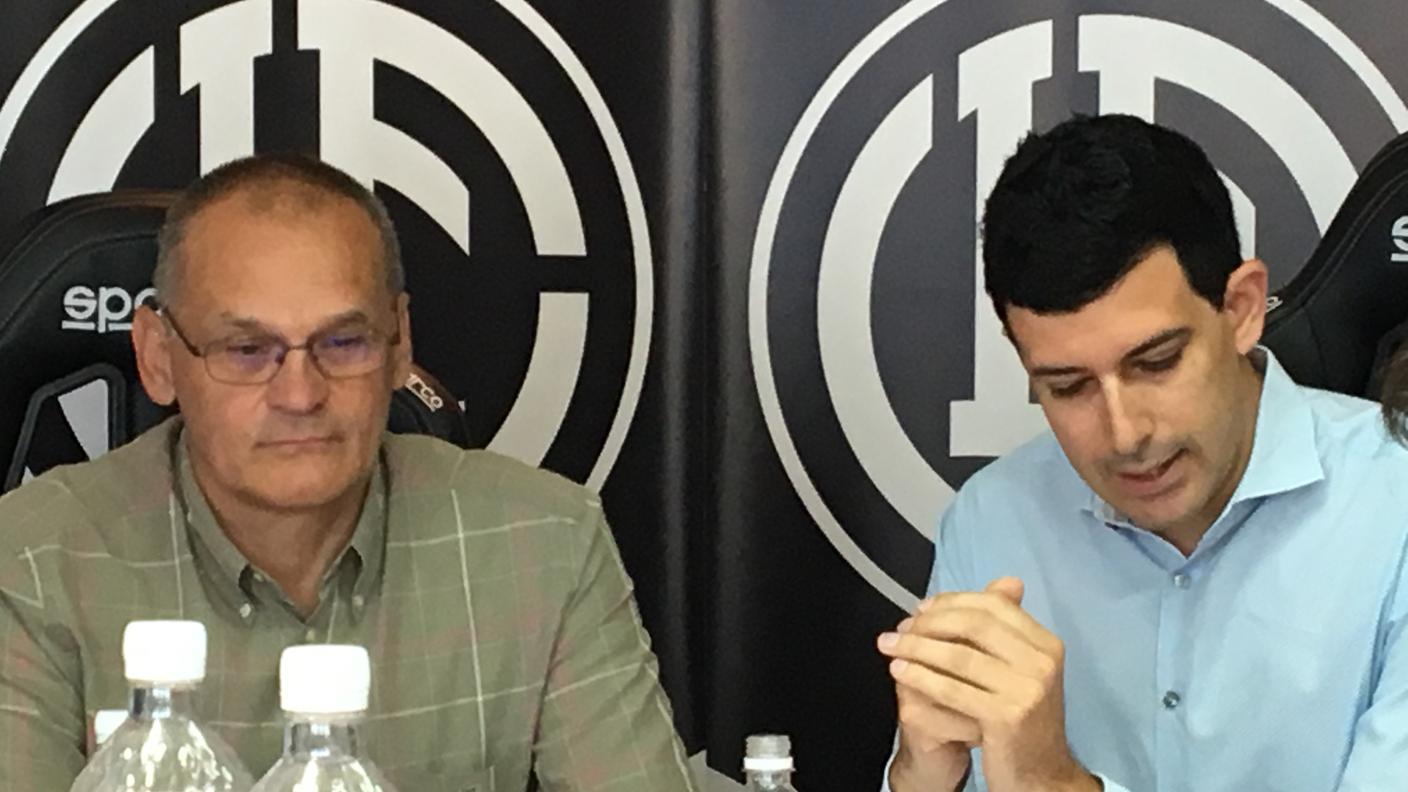 Il direttore tecnico dell'FF1976 e il direttore generale dell'FCL