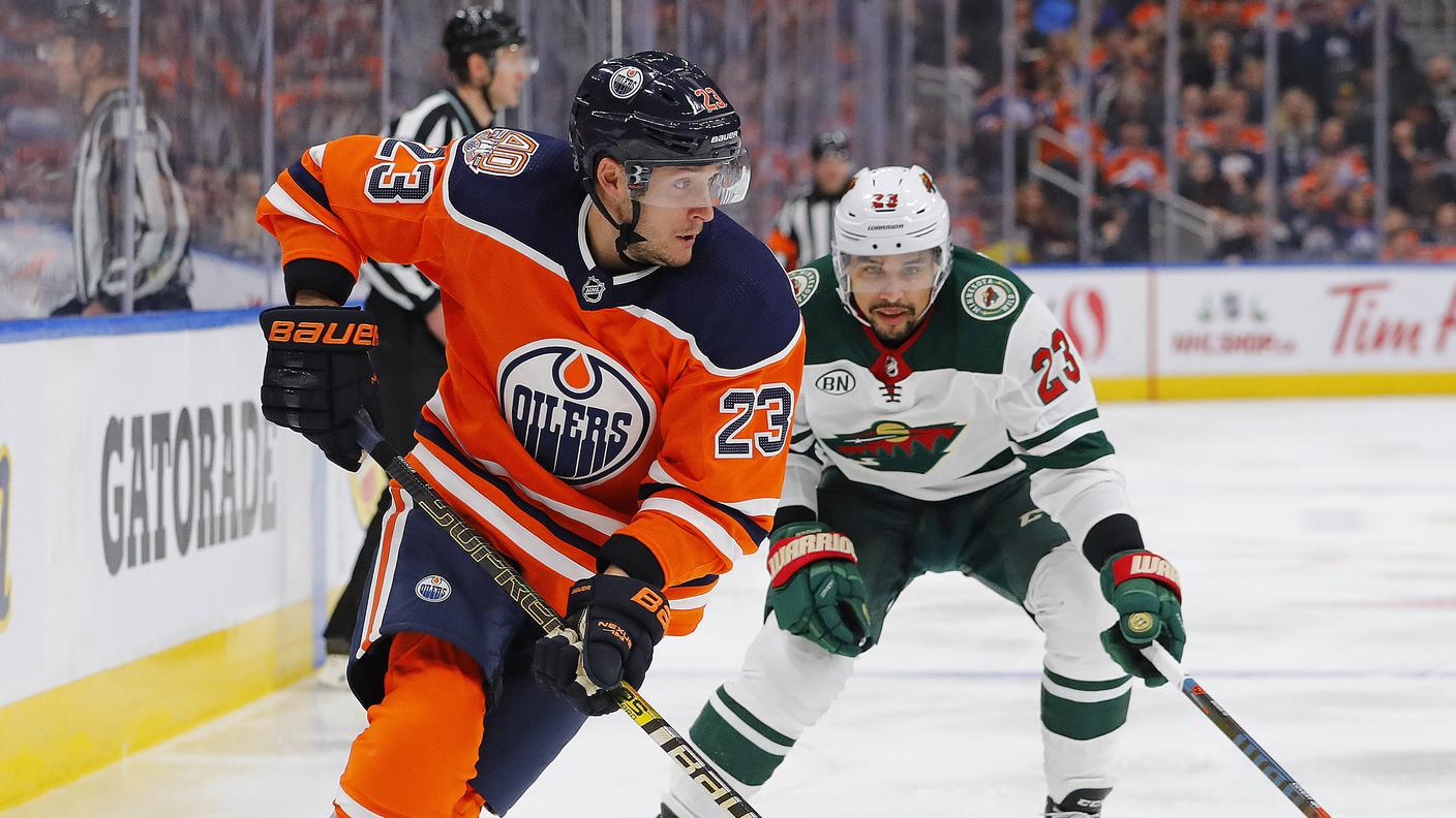 In azione con gli Oilers