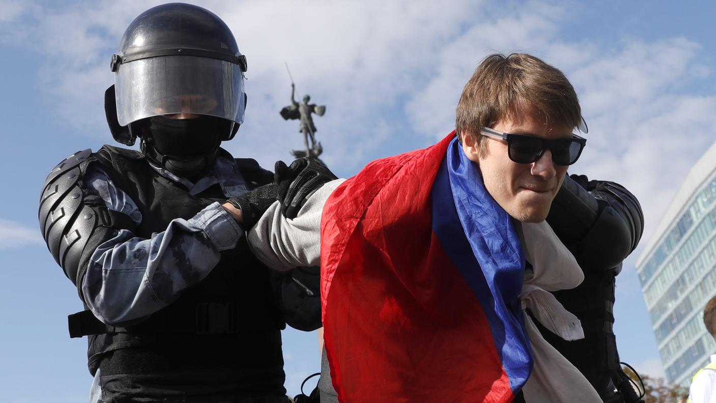 Un altro fine settimana di arresti nella capitale russa