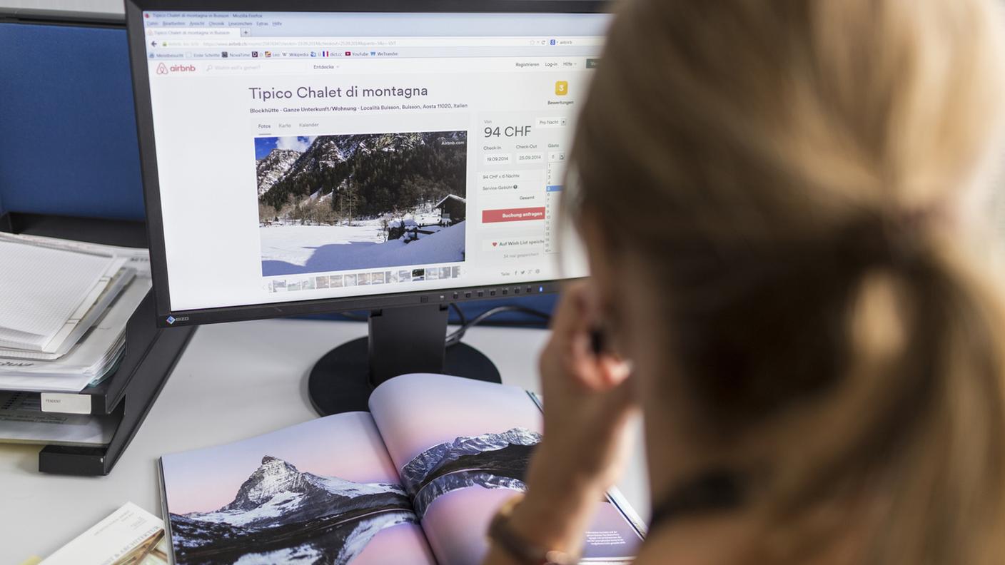 Un locatore su Airbnb in media incassa 11'265 franchi l'anno