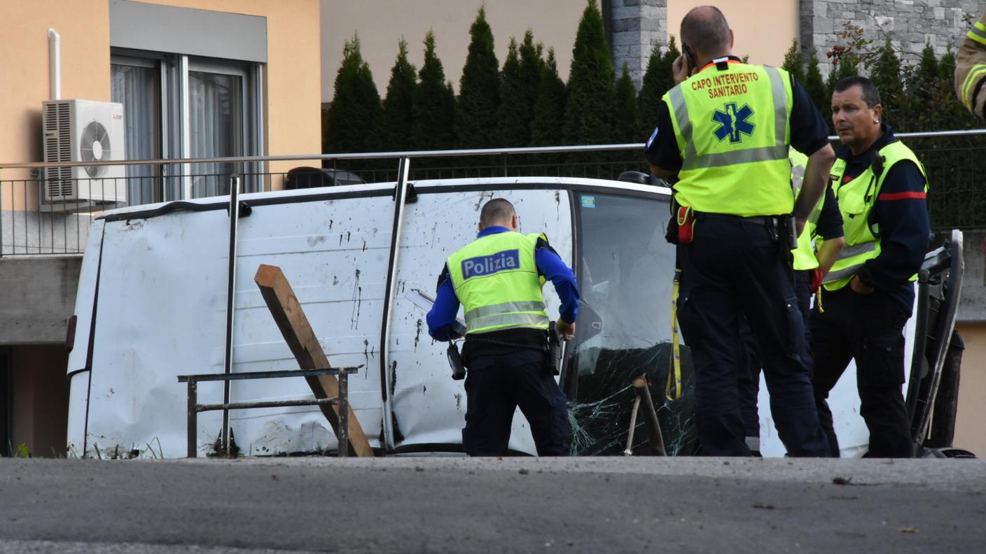 L'incidente è avvenuto mercoledì pomeriggio verso le 14.05 a Malvaglia, in zona Orino