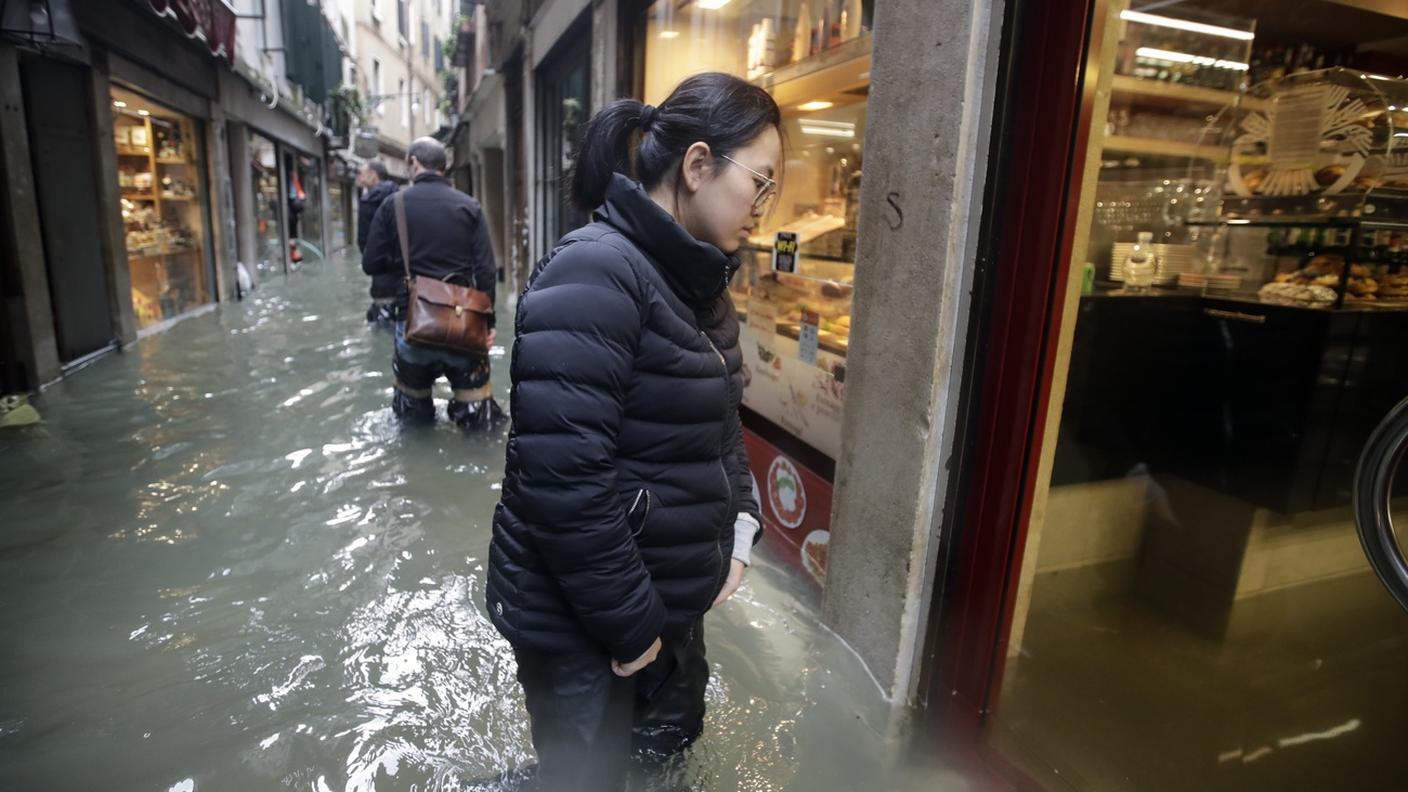Le vie di Venezia in uno scatto di venerdì
