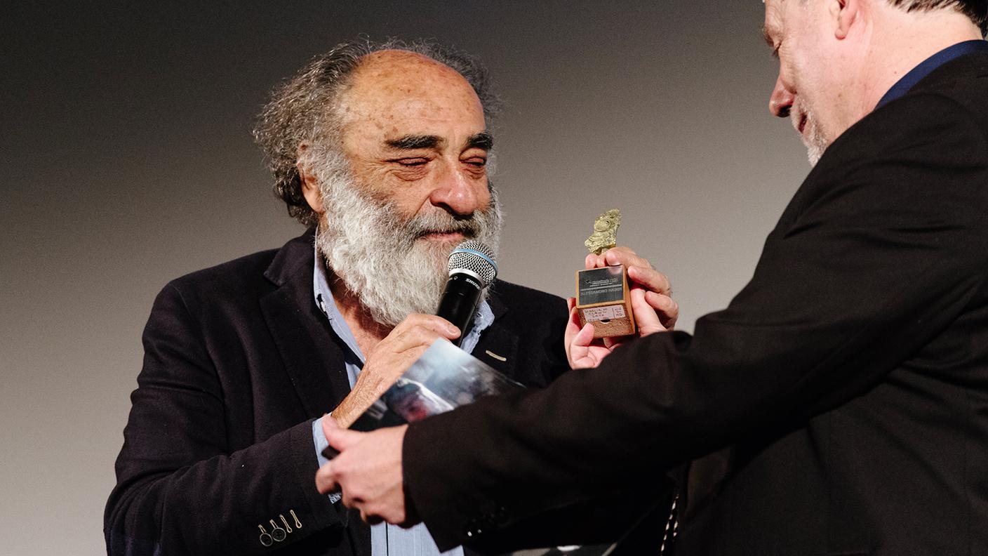 Alessandro Haber premiato da Giancarlo Zappoli