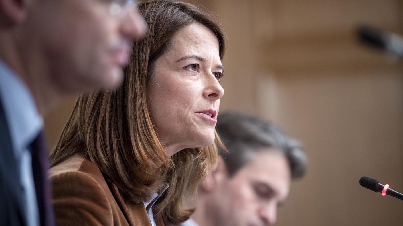 La presidente del PLR, Petra Gössi