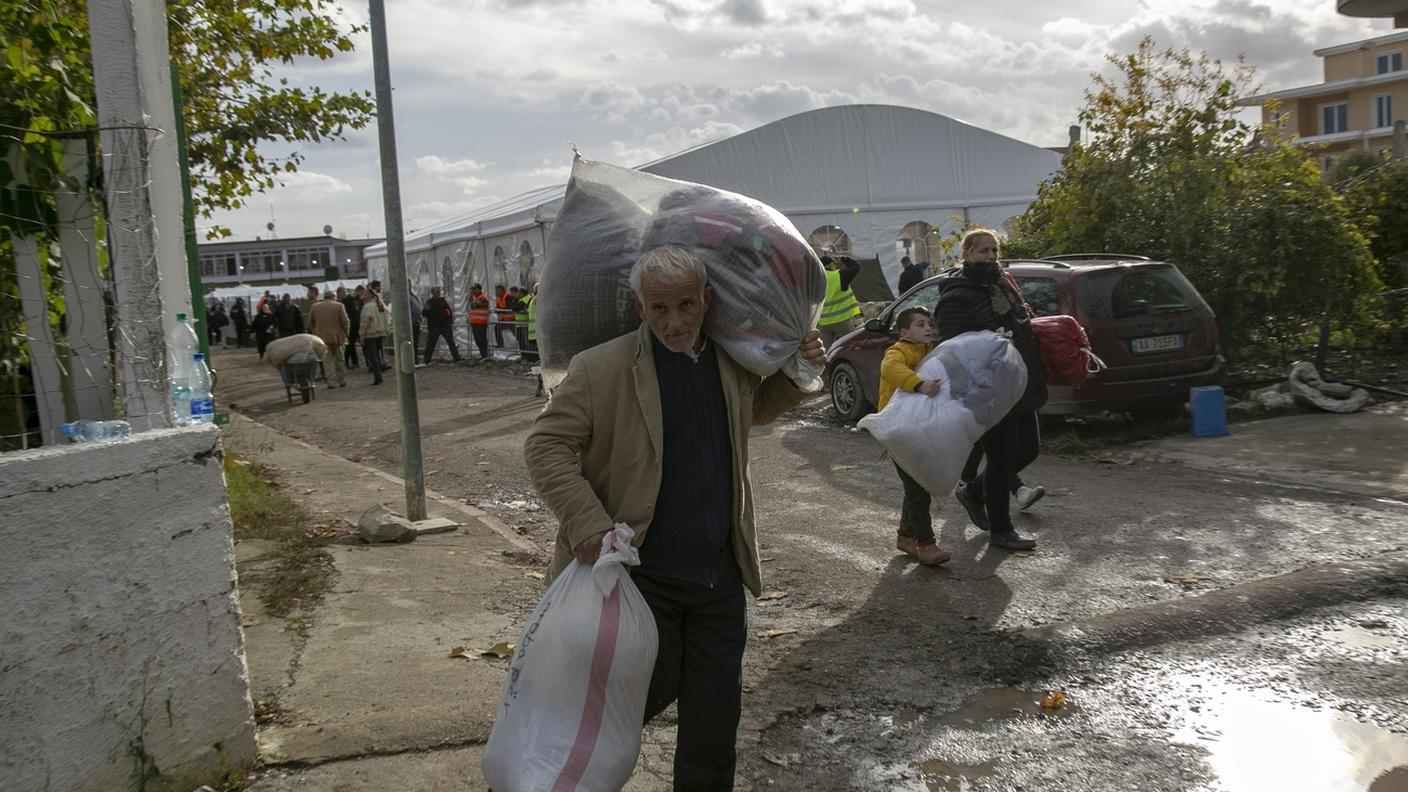 Un'immagine scattata venerdì a Thumane