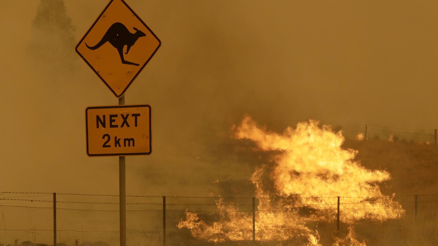 Una foto scattata a sud di Canberra