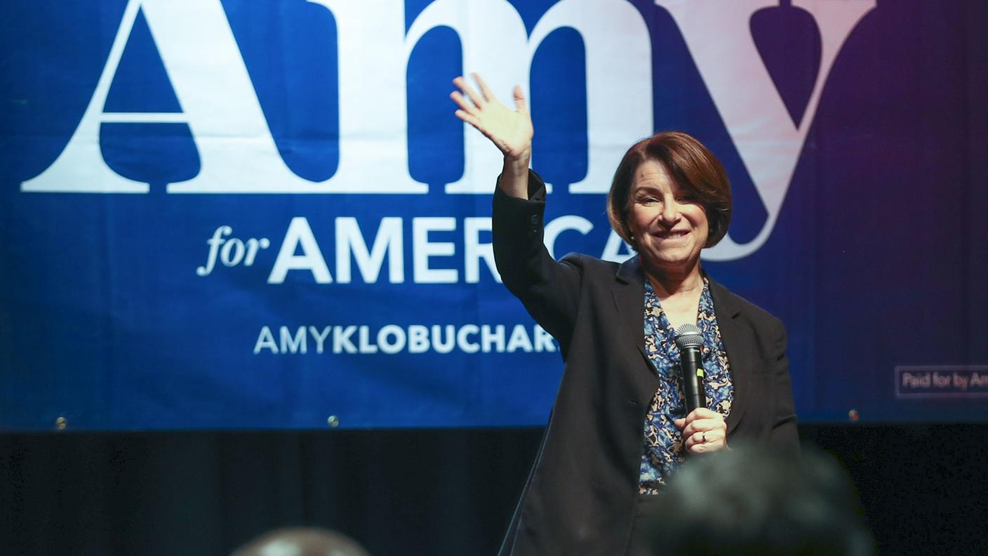La senatrice del Minnesota è considerata espressione dell'ala moderata del partito