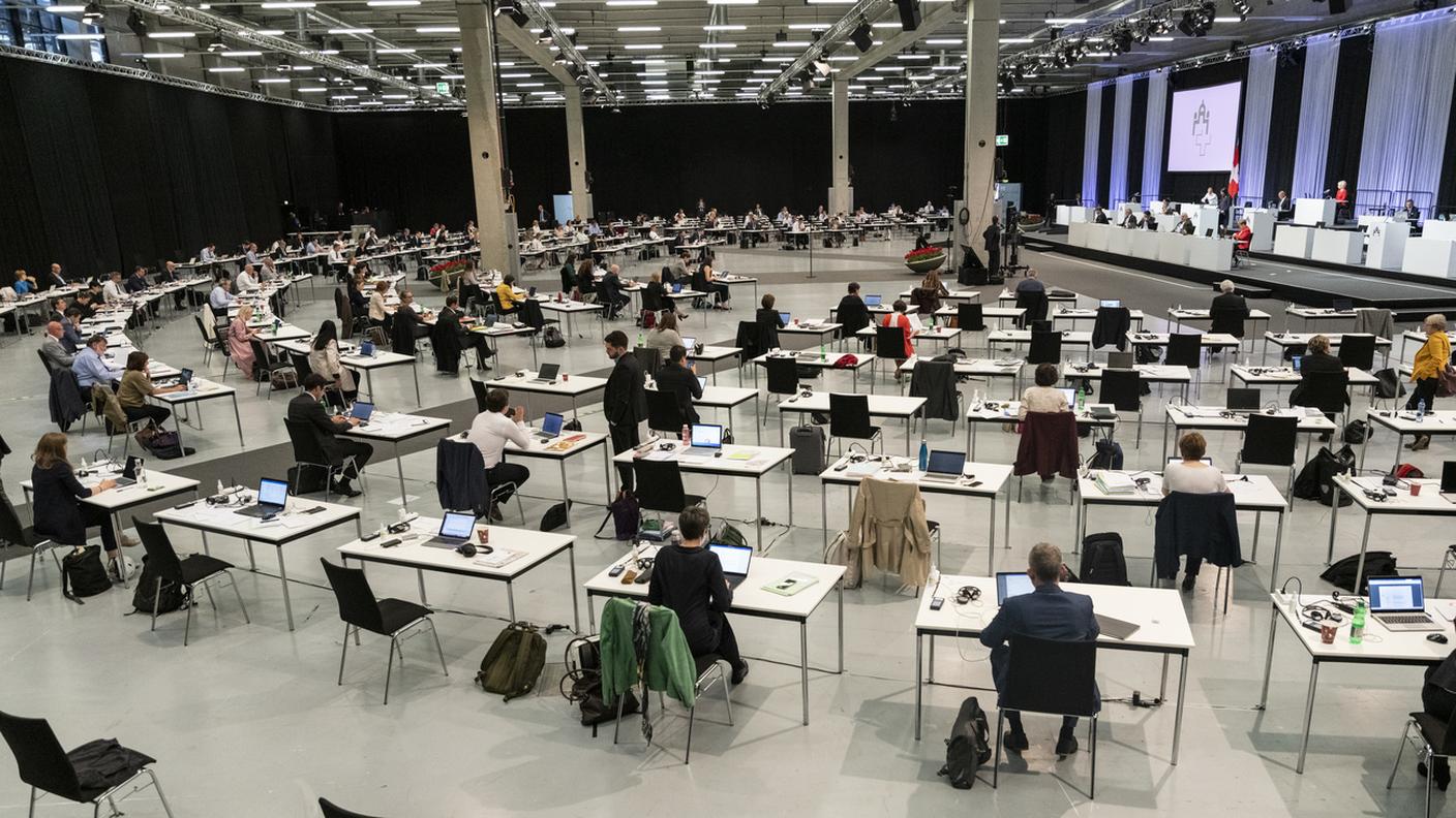 Approvata in marzo dal Consiglio degli Stati, deve ora essere affrontata al Nazionale (foto del 4 maggio al Bernexpo)