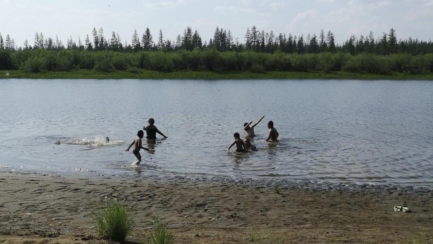 Una foto scattata a Verkhoyansk il 21 giugno 2020