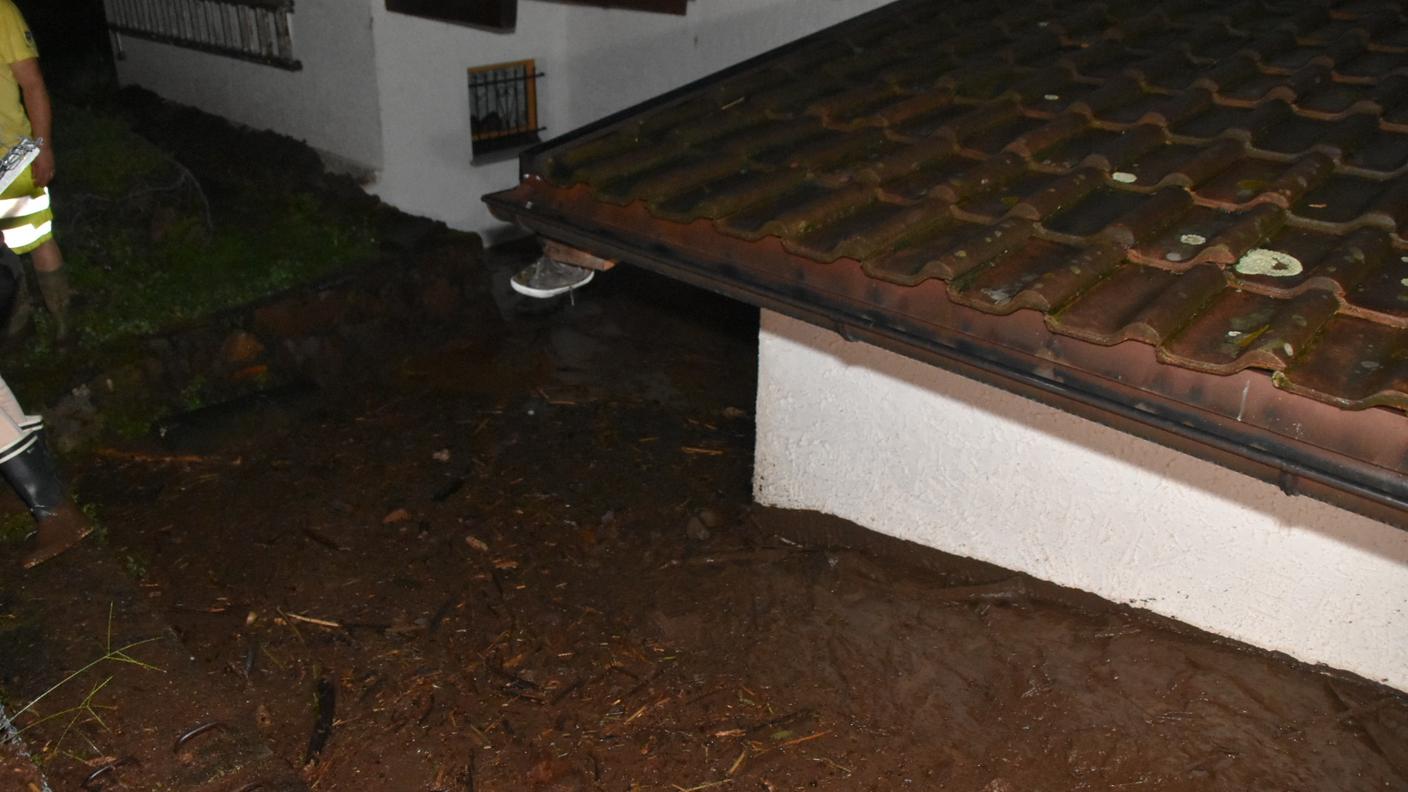 Evacuata una casa a Bissone /1