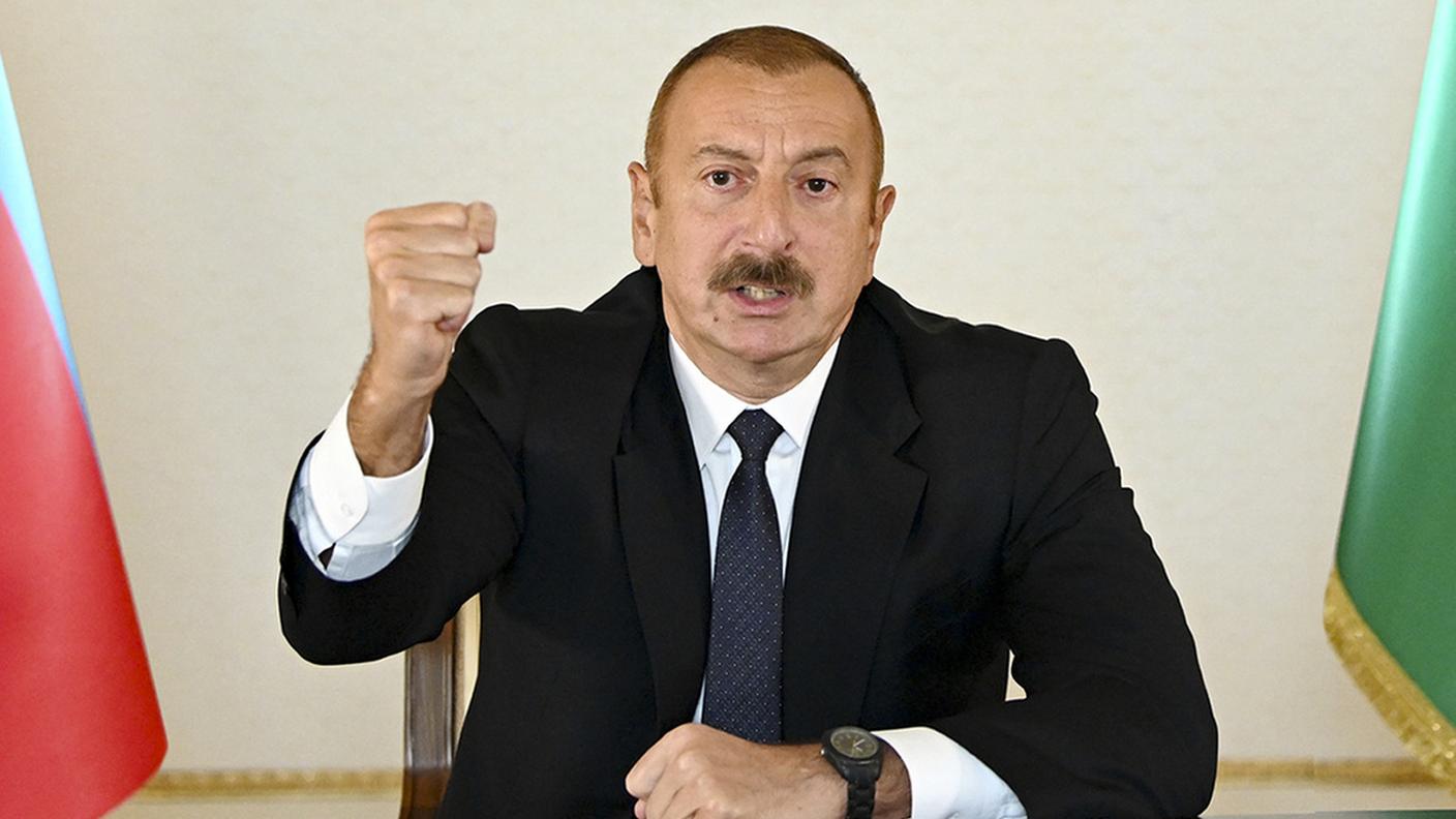 Il presidente azero, Ilham Aliyev, ha rivendicato l'appartenenza della regione al suo Paese