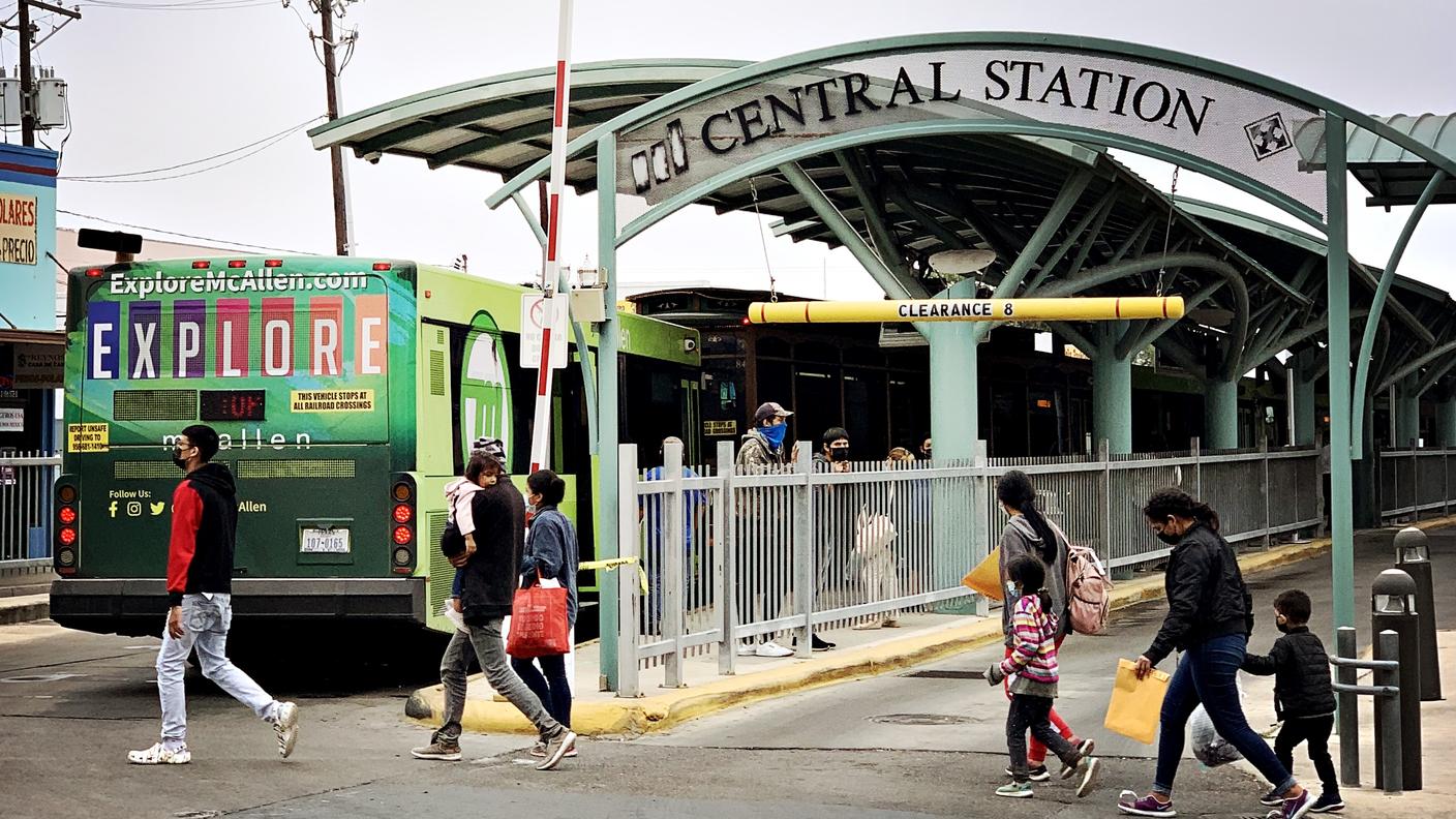 La stazione degli autobus di McAllen