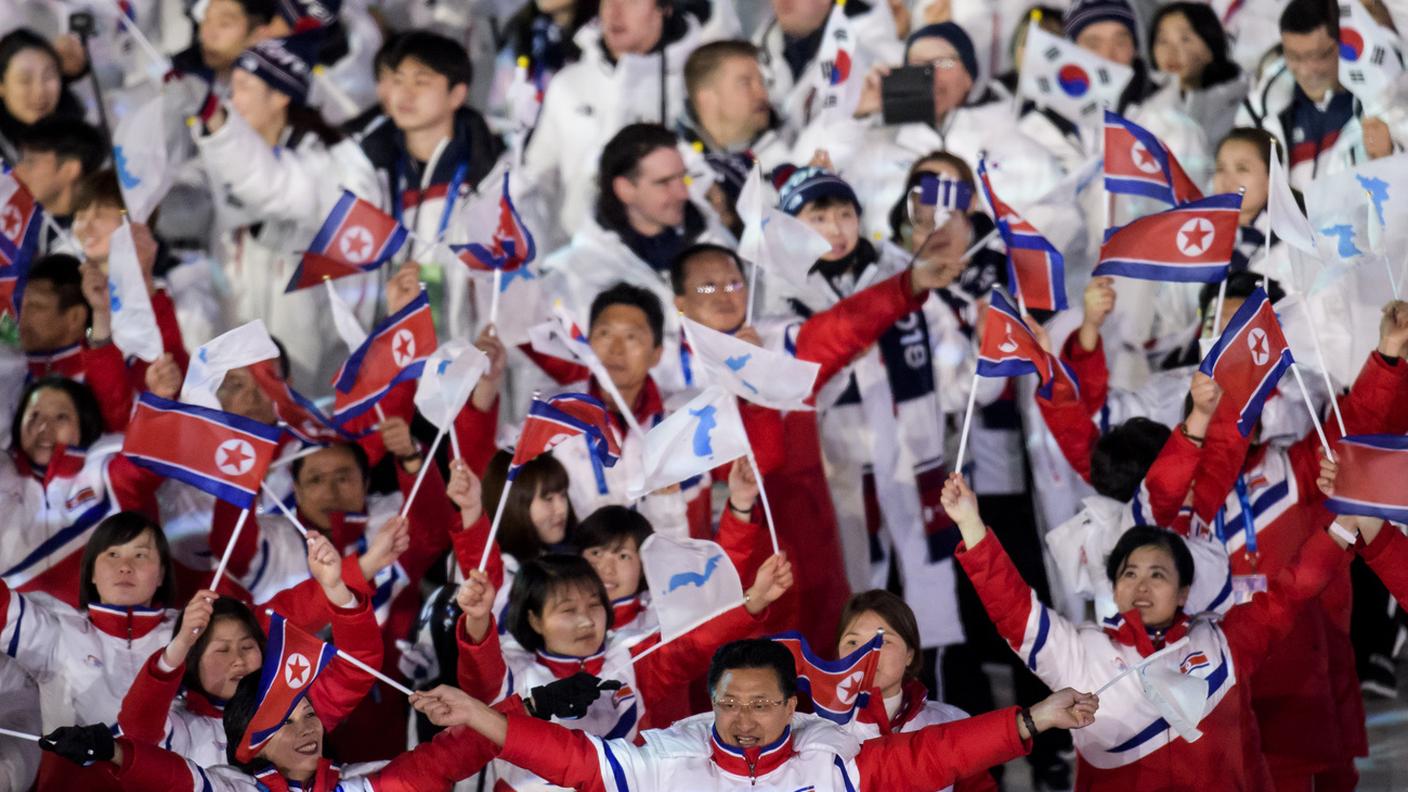 Corea del Nord e Corea del Sud assieme, nel 2018