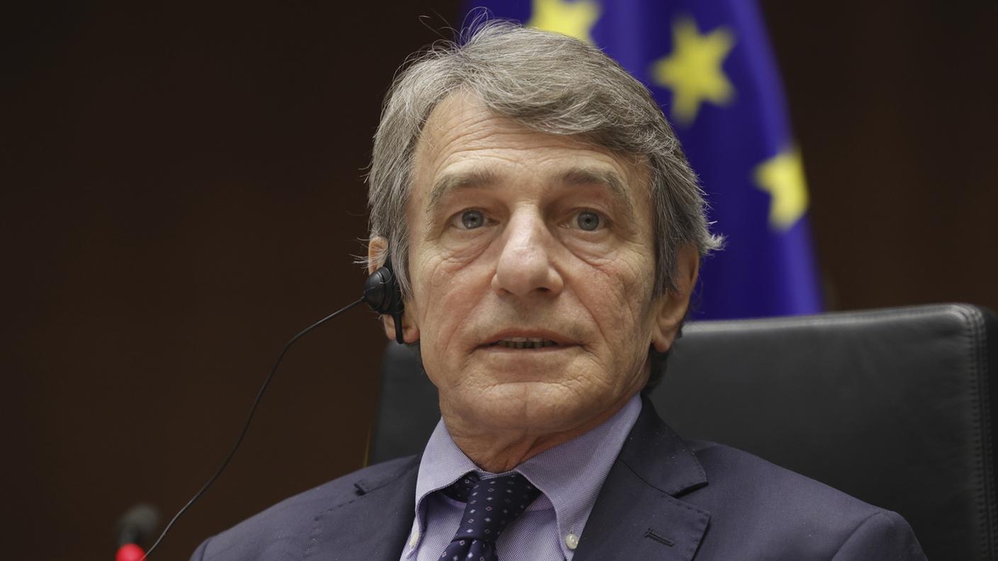 Il presidente del Parlamento europeo David Sassoli