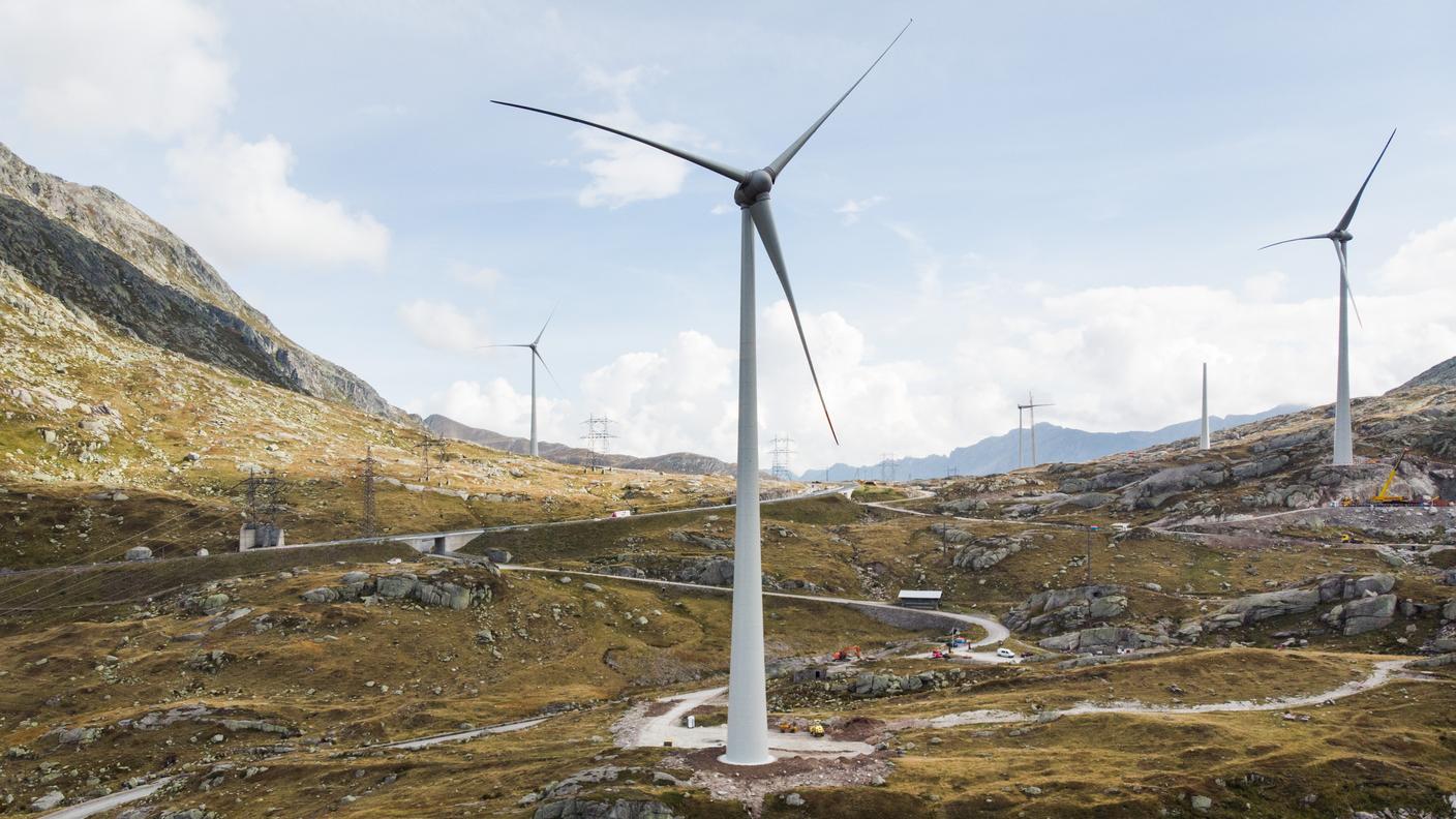 Il parco eolico sul San Gottardo e gli altri investimenti in corso permetteranno anche di aumentare la produzione invernale