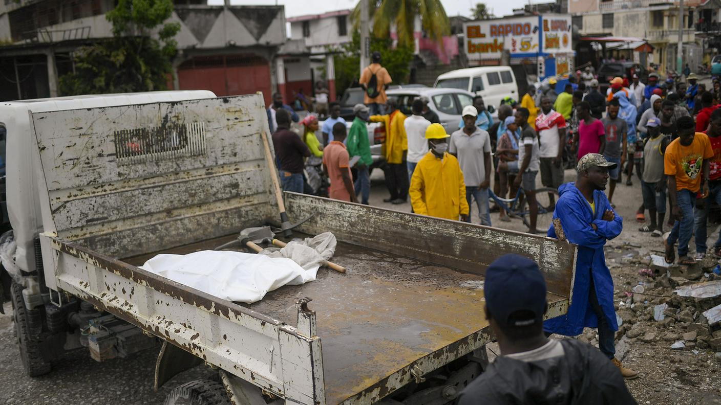 Immagine scattata martedì a Les Cayes, Haiti
