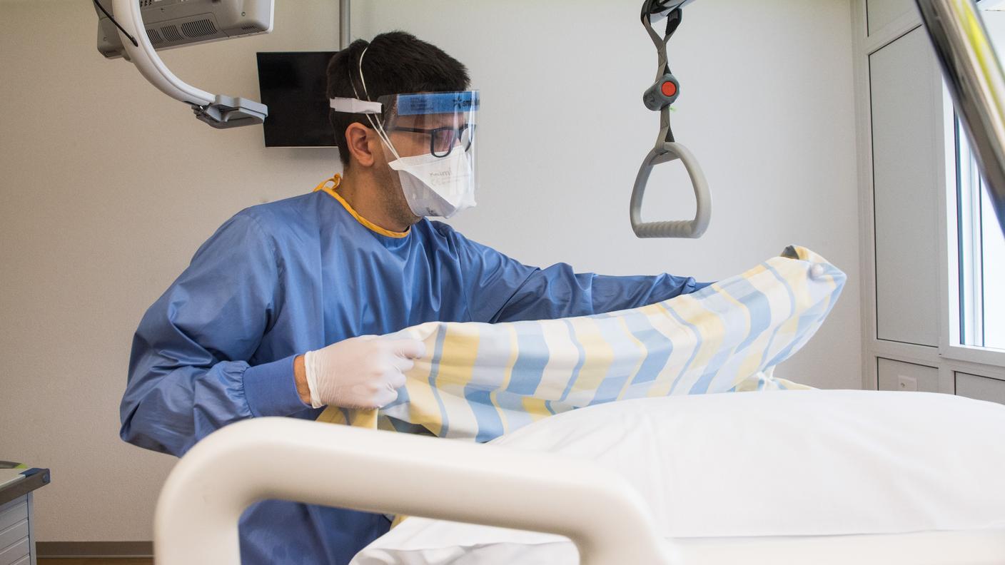 Un reparto di cure intense della Clinica Luganese Moncucco,
