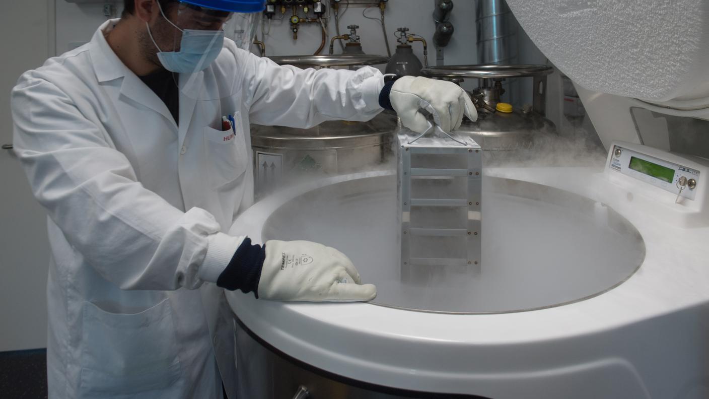 Un laboratori di ricerca dell'Humabs BioMed di Bellinzona