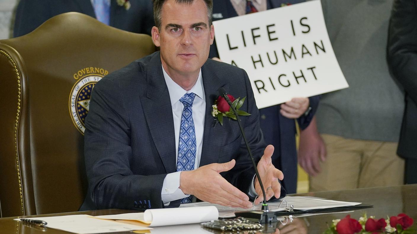 Il governatore repubblicano dell'Oklahoma Kevin Stitt